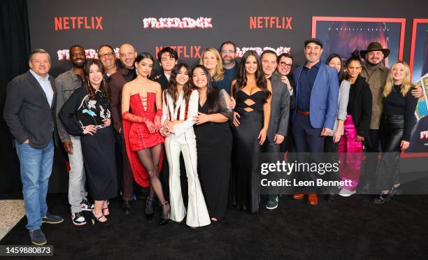 Netflix Co-CEO and Chief Content Officer Ted Sarandos, Arlyn Richardson, Jamie Uyeshiro, Jeremy Haft, Jean Paul San Pedro, Bryana Salaz, Tenzing...