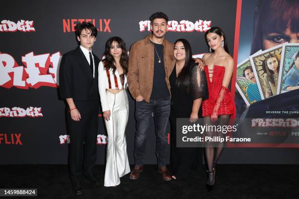 Tenzing Norgay Trainor, Ciara Riley Wilson, Julio Macias, Keyla Monterroso Mejia, and Bryana Salaz attend the Los Angeles special screening of...