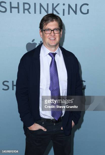 Bill Lawrence arrives at the Premiere Of Apple TV+'s "Shrinking" at Directors Guild Of America on January 26, 2023 in Los Angeles, California.