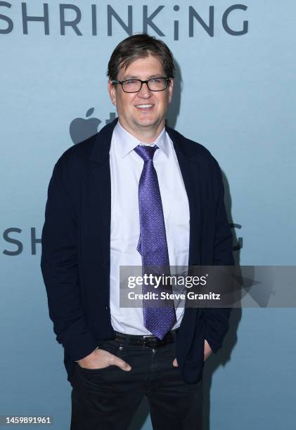 Bill Lawrence arrives at the Premiere Of Apple TV+'s "Shrinking" at Directors Guild Of America on January 26, 2023 in Los Angeles, California.