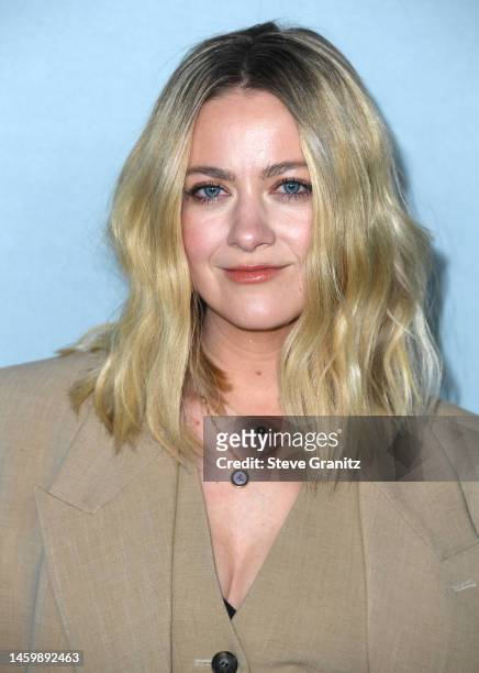 Meredith Hagner arrives at the Premiere Of Apple TV+'s "Shrinking" at Directors Guild Of America on January 26, 2023 in Los Angeles, California.