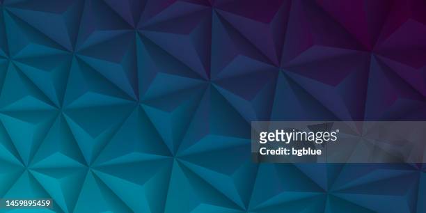 abstrakte geometrische textur - low poly hintergrund - polygon-mosaik - blau erk.o.-ebene - dark blue stock-grafiken, -clipart, -cartoons und -symbole