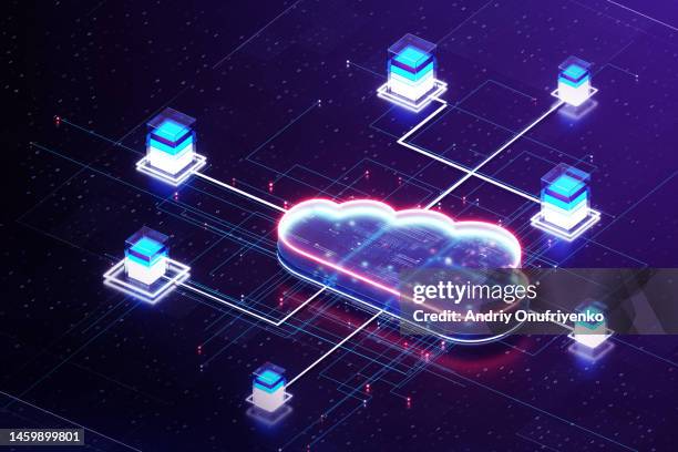 data cloud server - backup stockfoto's en -beelden