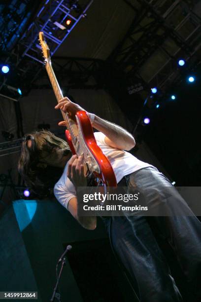 Andrés Cabas of CABAS performs at Celebrate Brooklyn in Prospect Park July 3, 2004 in Brooklyn.