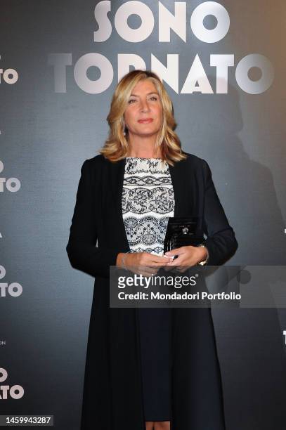 Italian journalist Myrta Merlino attend the preview of Sono Tornato movie. Rome , January 29th, 2018.