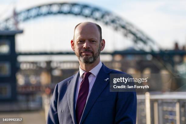 Mayor of North Tyne Jamie Driscoll poses for a picture after signing a landmark devolution deal for the North East at the Baltic Centre on January...