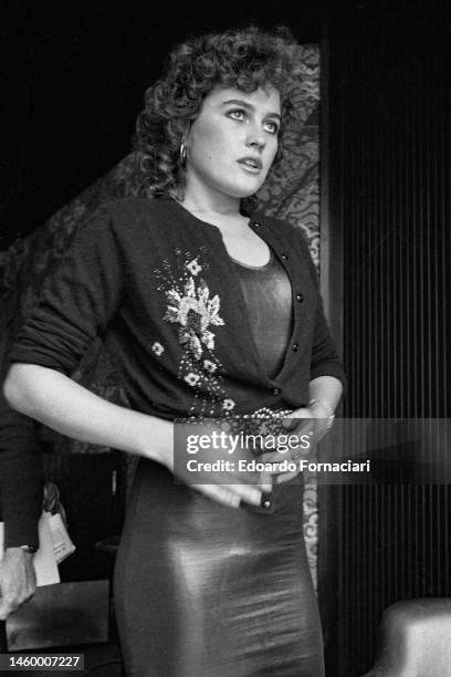 Italian actress and model Lory Del Santo during the Venice Film Festival, Venice, Italy, September 4, 1981.