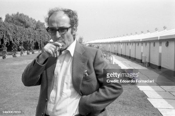 French film director Jean-Luc Godard during Venice Film Festival, Venice, Italy, September 1, 1983.
