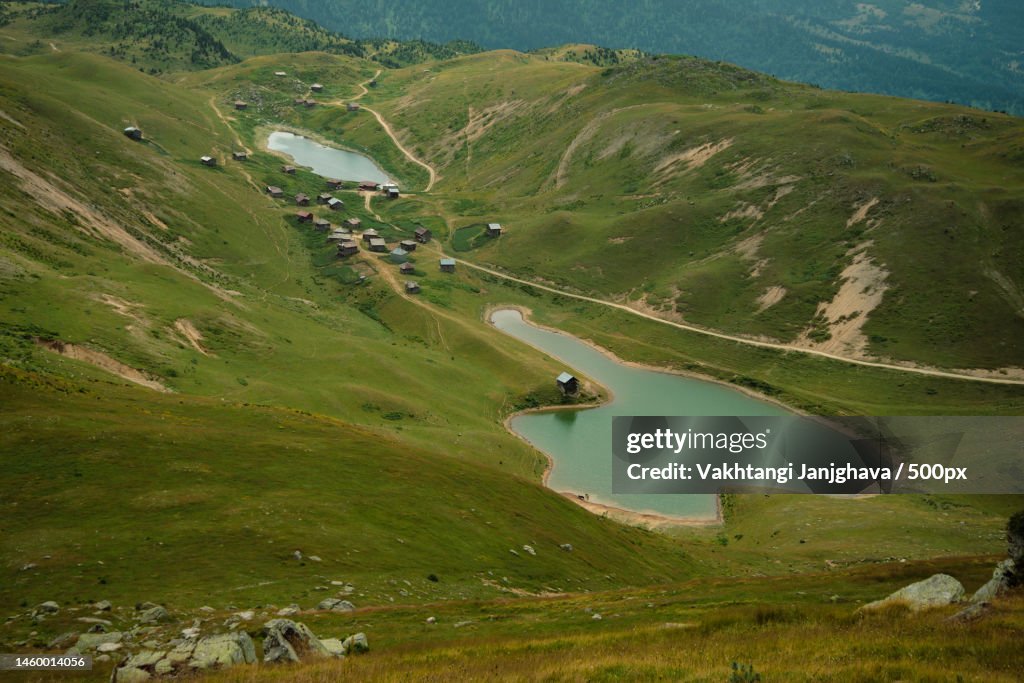 High angle view of landscape,Khulo,Georgia