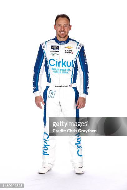 Driver Daniel Hemric poses for a photo during NASCAR Production Days at Charlotte Convention Center on January 19, 2023 in Charlotte, North Carolina.