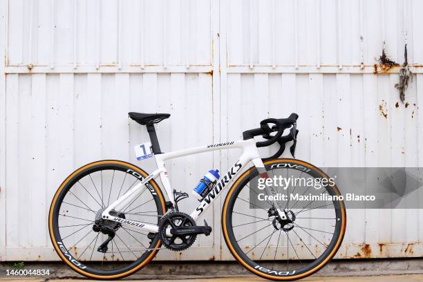 Specialized bike of Remco Evenepoel of Belgium and Team Soudal Quick-Step prior to the 39th Vuelta a San Juan International 2023, Stage 5 a 173,3km...