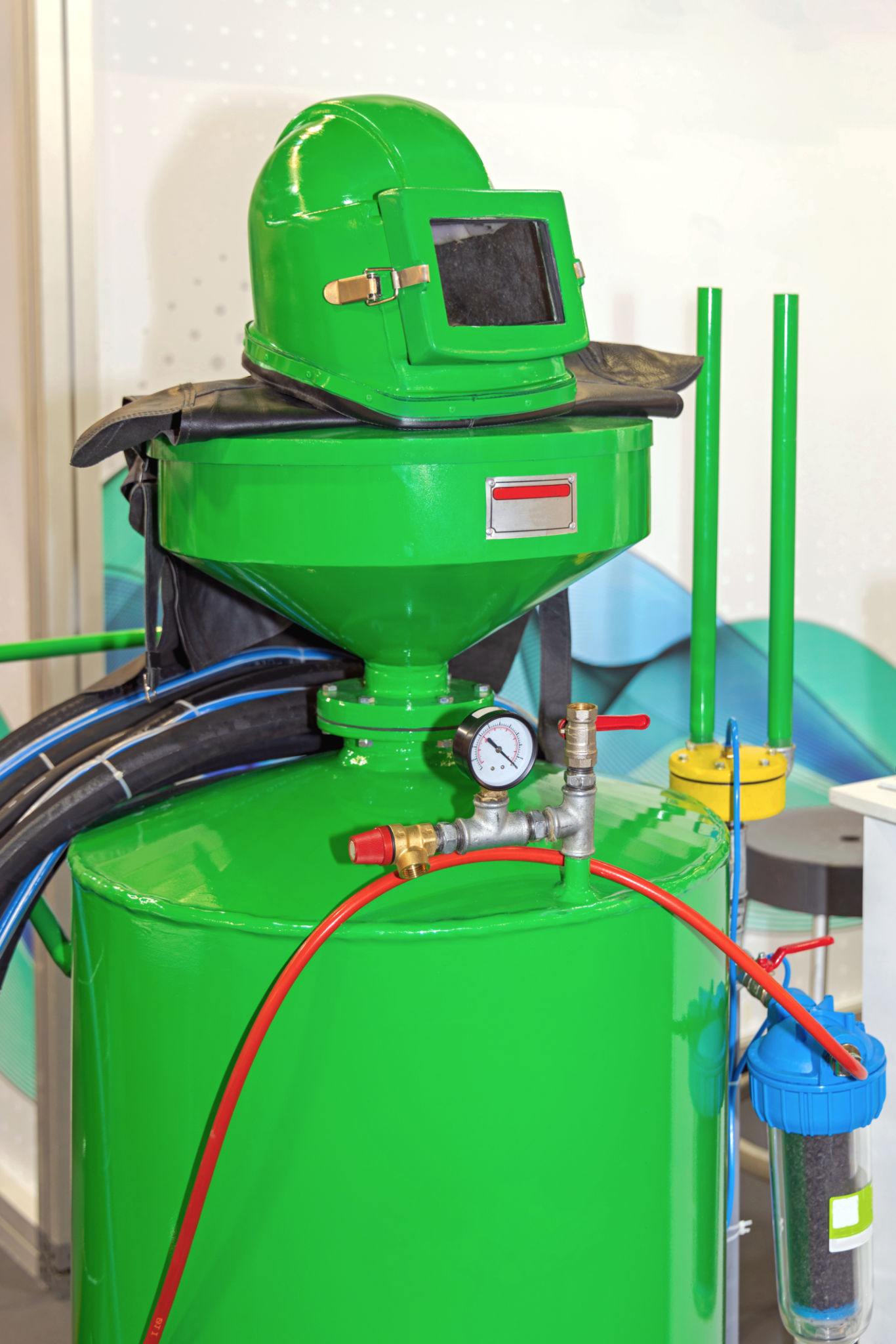 soda blasting machine