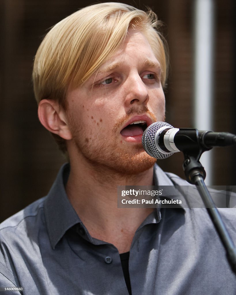 Delta Rue Images Eric Holljes of the Rock Band Delta Rae performs at the WBR Summer ...