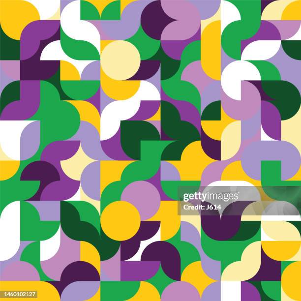 colorful seamless pattern - mardi gras stock illustrations