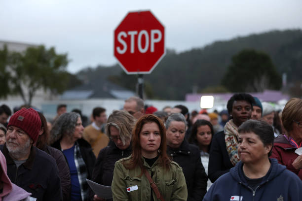 CA: Vigil Held For Victims Of Shootings In Half Moon Bay, CA