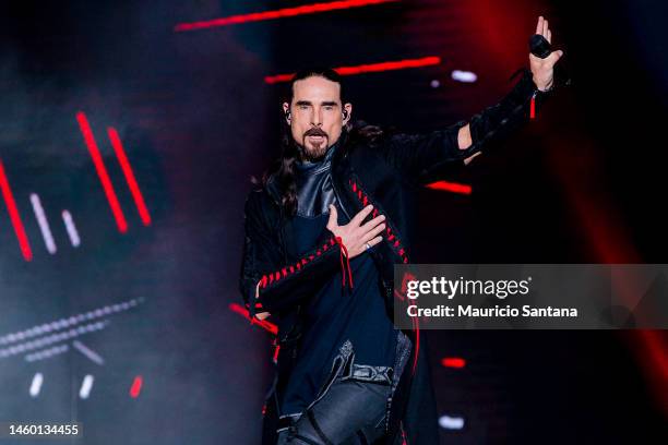 Kevin Richardson of Backstreet Boys performs during the DNA World Tour 2023 at Allianz Parque on January 27, 2023 in Sao Paulo, Brazil.