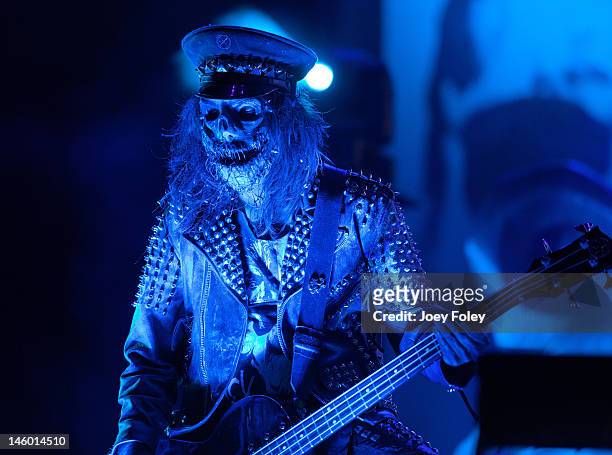 Bassist Piggy D. Of Rob Zombie performs live during the 2012 Rock On The Range festival at Crew Stadium on May 20, 2012 in Columbus, Ohio.