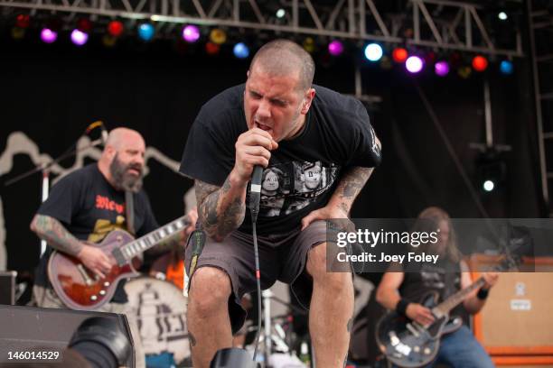 Vocalist Phil Anselmo of Down performs live during the 2012 Rock On The Range festival at Crew Stadium on May 20, 2012 in Columbus, Ohio.