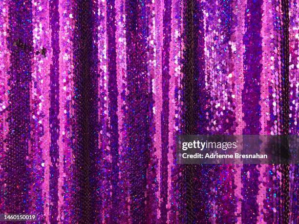 purple sequins curtain - スパンコール ストックフォトと画像