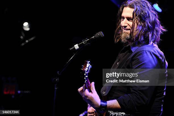 Guitarist George Orlando performs at Le Poisson Rouge on May 23, 2012 in New York City.