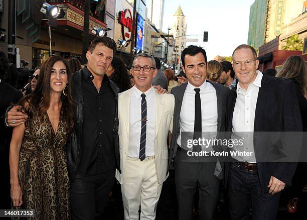 Producers Jennifer Gibgot and Garrett Grant, director Adam Shankman, writer Justin Theroux and President and COO for New Line Cinema Toby Emmerich...