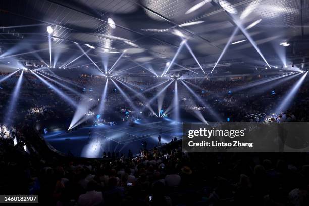 Rod Laver Arena ahead of the Women’s Singles Final match between Elena Rybakina of Kazakhstan and Aryna Sabalenka during day 13 of the 2023...