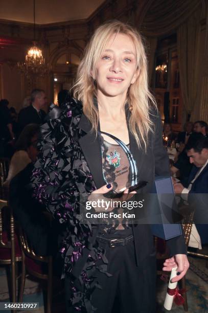 Awarded Sylvie Testud attends The 45th The Best Awards By Massimo Gargia at Cercle Interallié on January 27, 2023 in Paris, France.