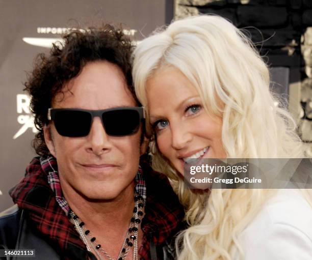 Musician Neal Schon of Journey and Michaele Salahi arrive at the 'Rock of Ages' Los Angeles premiere at Grauman's Chinese Theatre on June 8, 2012 in...