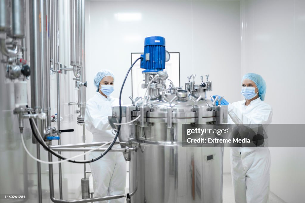 Produktionsprozess in der pharmazeutischen Industrie