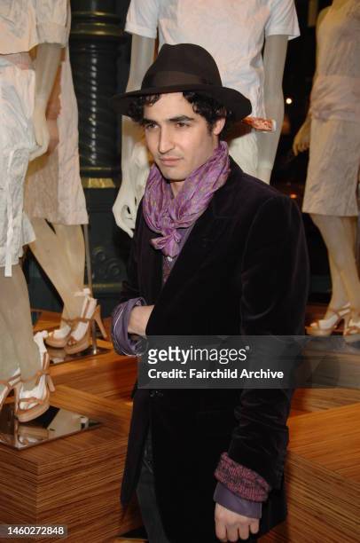 Fashion designer Zac Posen attends The Iconoclasts party at Prada in New York City. Prada has asked four fashion editors to add their spin and visual...