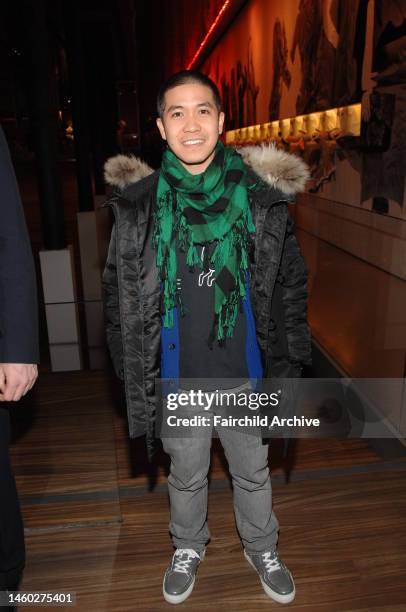 Fashion designer Thakoon Panichgul attends The Iconoclasts party at Prada in New York City. Prada has asked four fashion editors to add their spin...