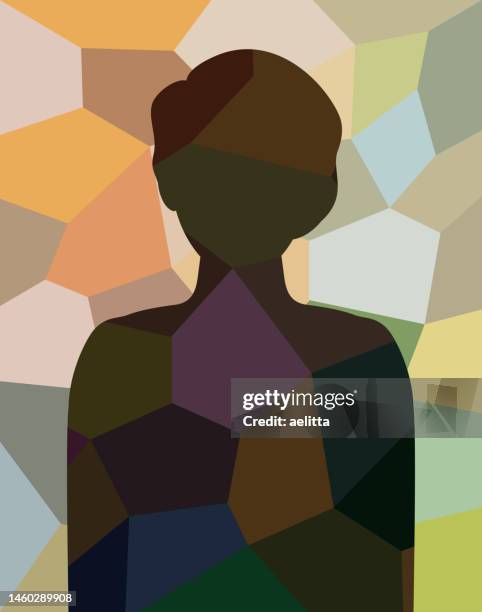 Portrait Pattern Background 43 Portrait Shot Colourful Background High Res Illustrations - Getty Images