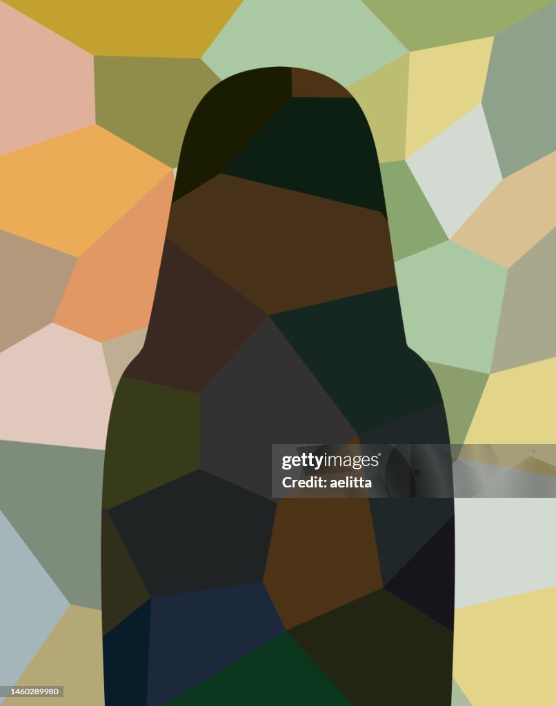 Abstract Pg An Abstract Portrait High-Res Vector Graphic - Getty Images