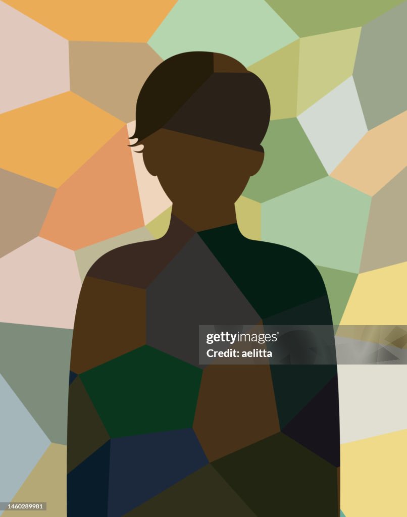 Abstract Shape Portrait Simple An Abstract Portrait High-Res Vector Graphic - Getty Images