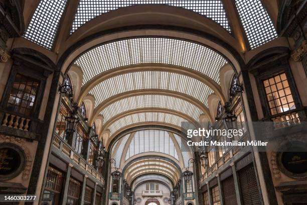 galleria san federico, turin, italy - turin arcades stock pictures, royalty-free photos & images