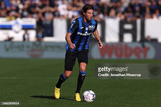 Hans Hateboer of Atalanta during the Serie A match between Atalanta BC and FC Internazionale at Gewiss Stadium on November 13, 2022 in Bergamo, Italy.