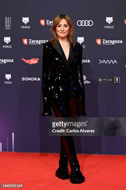 Nathalie Poza attends Feroz Awards 2023 at Zaragoza's Auditorium on January 28, 2023 in Zaragoza, Spain.