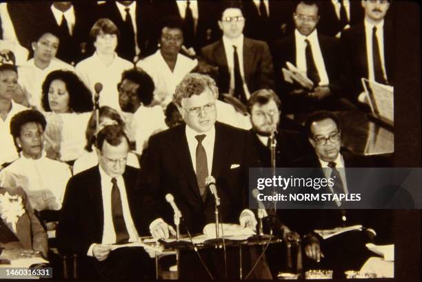 Images From The First Annual MKL Day Celebration Held At Ebenezer Baptist Church In Atlanta GA January 01 1986