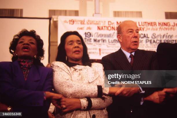Images From The Second Annual MKL Day Celebration Held At Ebenezer Baptist Church In Atlanta GA January 01 1987