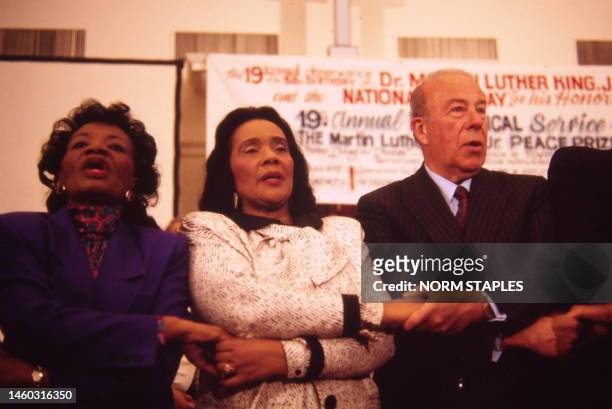 Images From The Second Annual MKL Day Celebration Held At Ebenezer Baptist Church In Atlanta GA January 01 1987