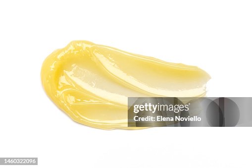 Texture Stroke yellow cream gel cosmetic smudge. Texture Stroke yellow cream gel cosmetic smudge.
