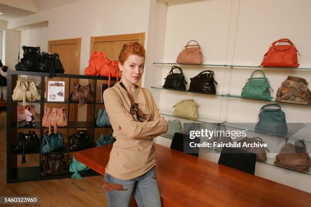 Bulga designer Natalia Konovalova. Konovalova launched the handbag line in fall 2003.