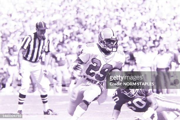 The Atlanta Falcons Pre Season Game With The Philadelphia Eagles Help At The Atlanta Fulton County Stadium On August 01 1988 (Photo By Norm...
