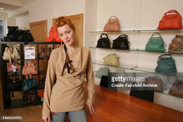 Bulga designer Natalia Konovalova. Konovalova launched the handbag line in fall 2003.