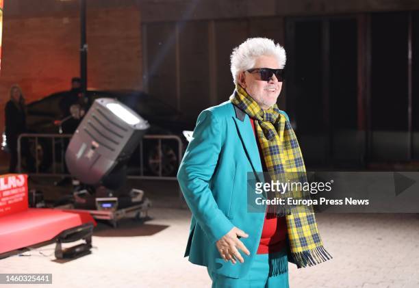 Film director Pedro Almodovar on his arrival at the red carpet prior to the gala of the 10th edition of the Feroz Awards, at the Auditorio de...