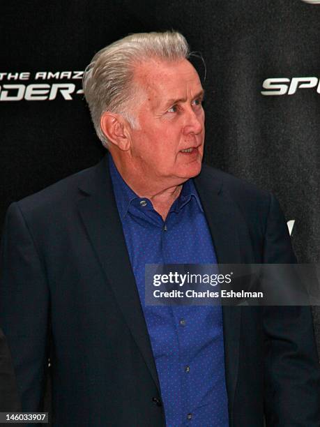 Actor Martin Sheen attends the "The Amazing Spider-Man" New York City Photo Call at Crosby Street Hotel on June 9, 2012 in New York City.