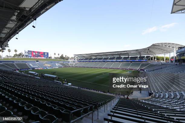 General view of Dignity Health Sports Park prior to the international friendly match between United States and Colombia at Dignity Health Sports Park...