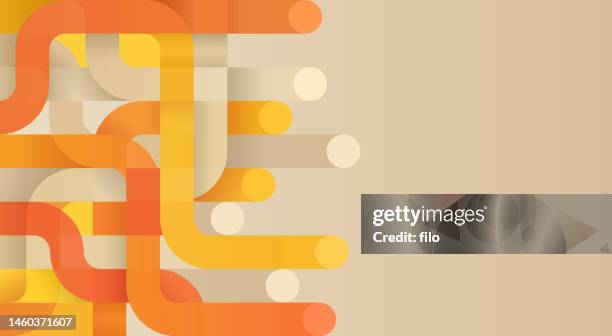 overlapping lines modern communication technology abstract background - pipeline stock illustrations
