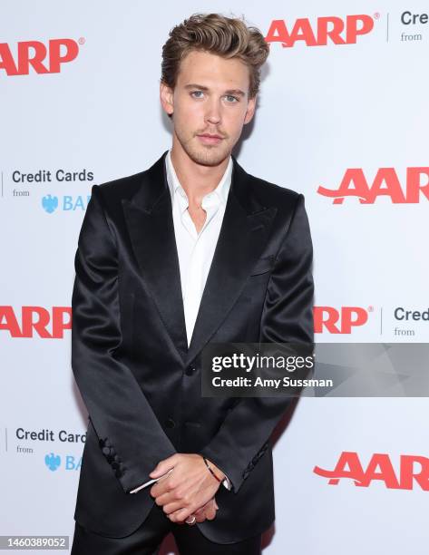 Austin Butler attends "AARP The Magazine's" 21st Annual Movies for Grownups Awards at Beverly Wilshire, A Four Seasons Hotel on January 28, 2023 in...