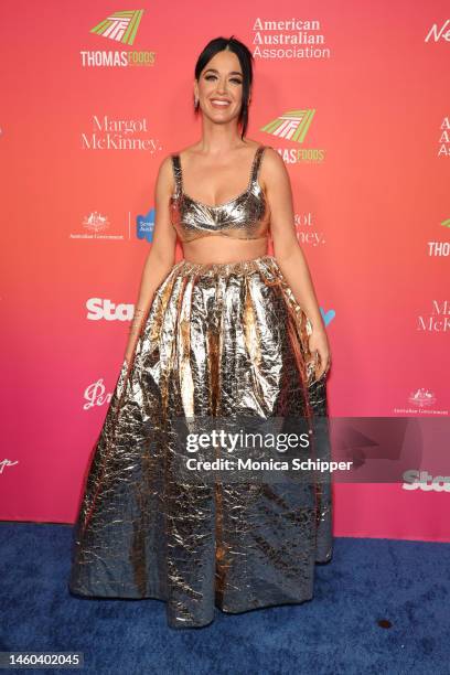 Katy Perry attends the G'Day USA Arts Gala at Skirball Cultural Center on January 28, 2023 in Los Angeles, California.